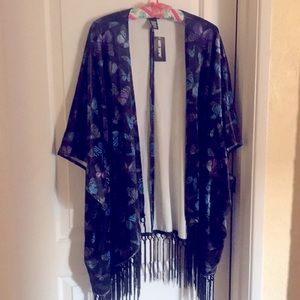 Velvet Butterfly Kimono